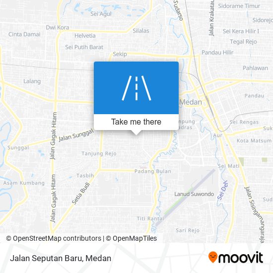 Jalan Seputan Baru map