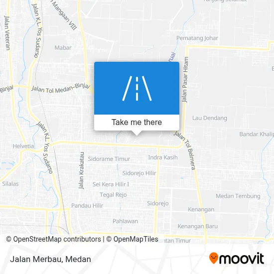 Jalan Merbau map