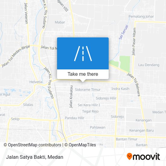 Jalan Satya Bakti map