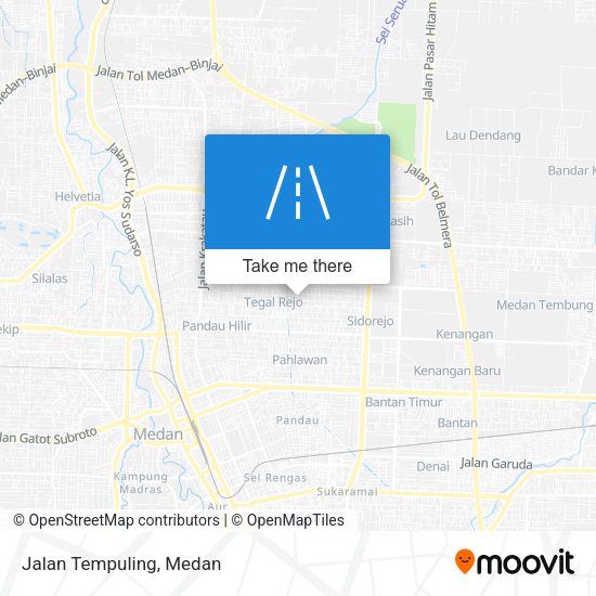 Jalan Tempuling map