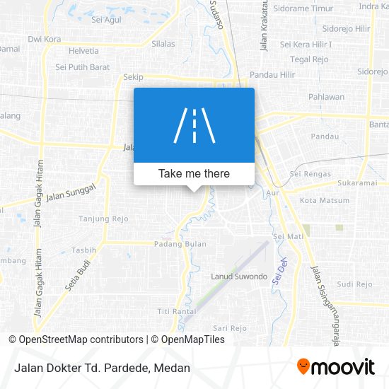 Jalan Dokter Td. Pardede map