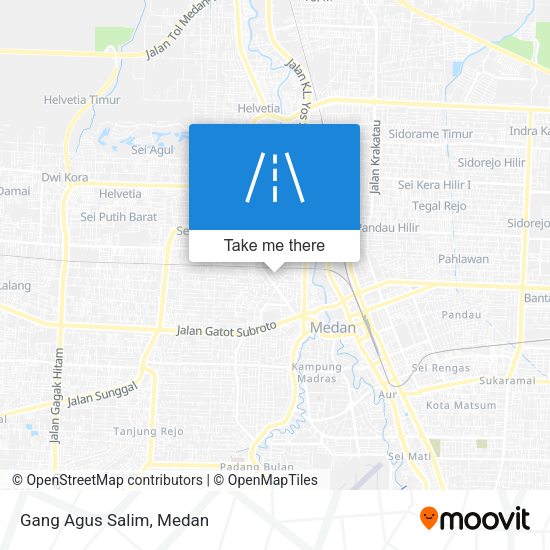 Gang Agus Salim map