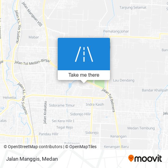 Jalan Manggis map