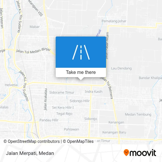 Jalan Merpati map