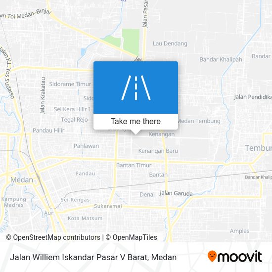 Jalan Williem Iskandar Pasar V Barat map