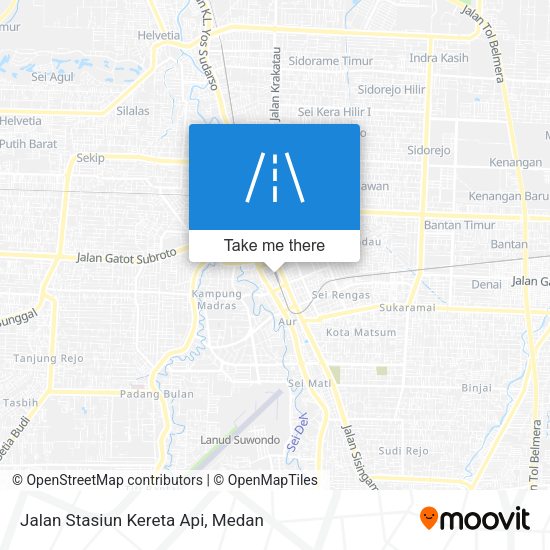 Jalan Stasiun Kereta Api map