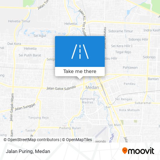 Jalan Puring map