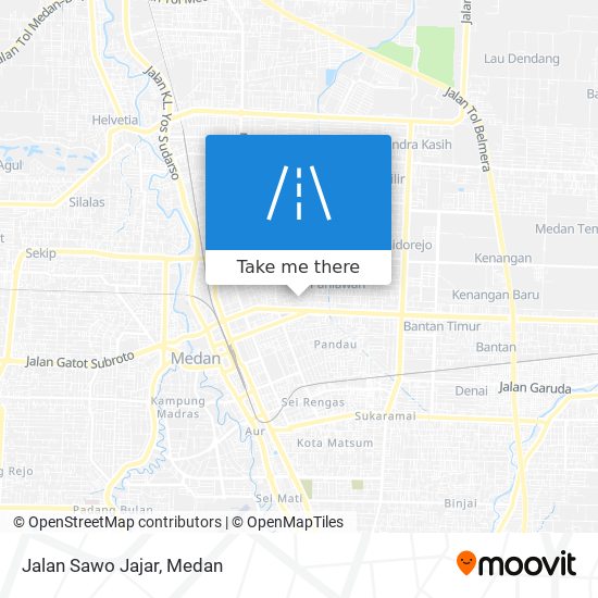 Jalan Sawo Jajar map