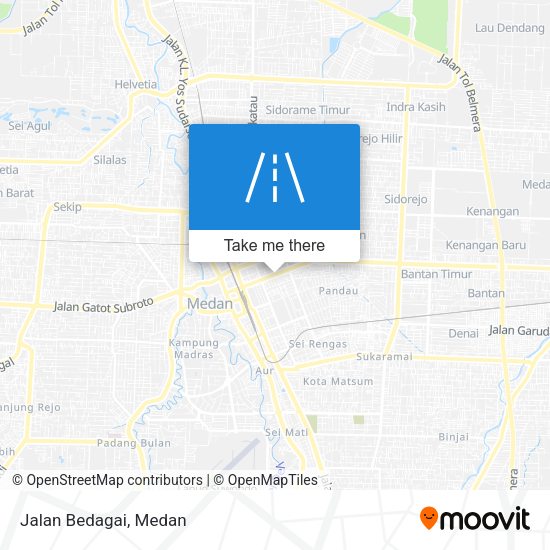 Jalan Bedagai map