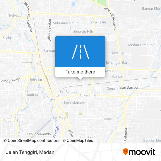 Jalan Tenggiri map