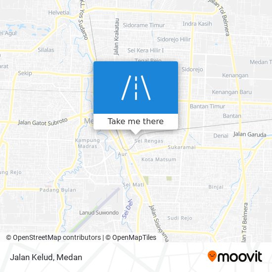 Jalan Kelud map