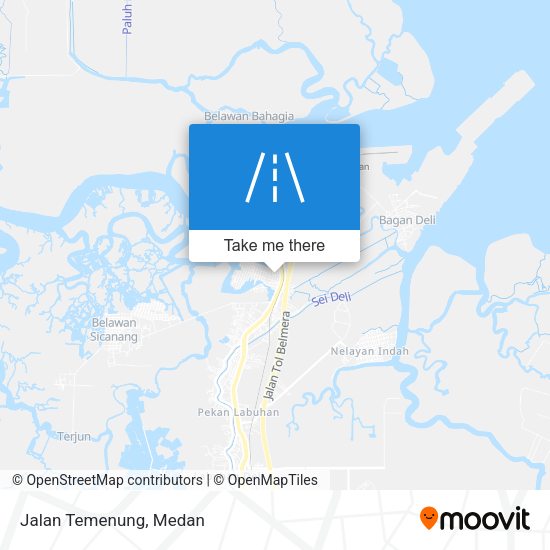 Jalan Temenung map