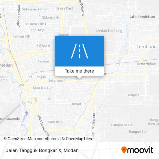 Jalan Tangguk Bongkar X map