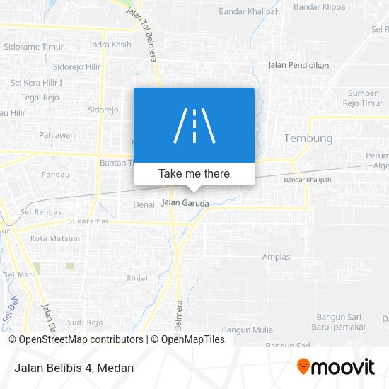 Jalan Belibis 4 map