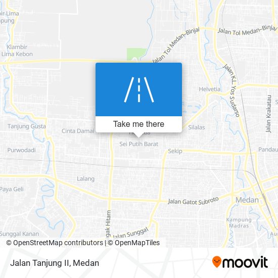 Jalan Tanjung II map