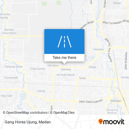 Gang Horas Ujung map