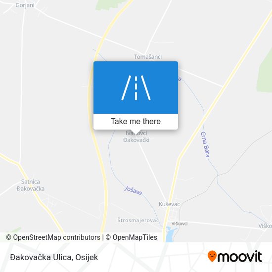 Đakovačka Ulica map