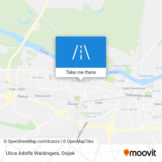 Ulica Adolfa Waldingera map