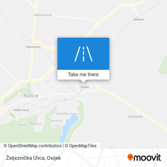 Željeznička Ulica map
