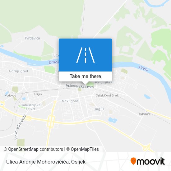 Ulica Andrije Mohorovičića map
