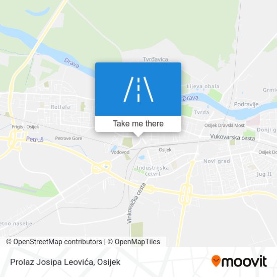 Prolaz Josipa Leovića map
