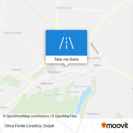 Ulica Ferde Livadića map