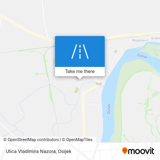 Ulica Vladimira Nazora map