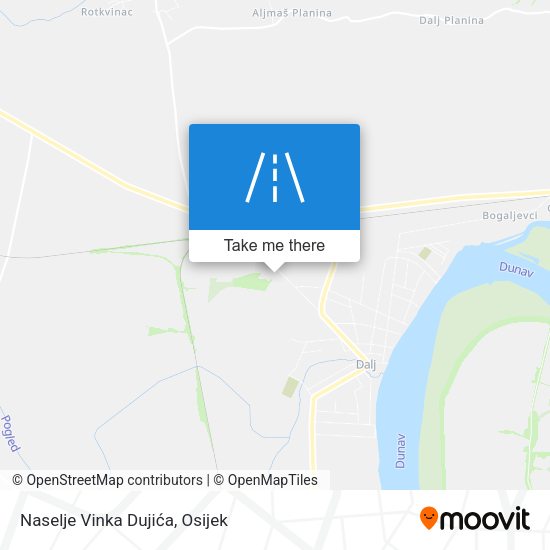 Naselje Vinka Dujića map