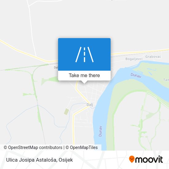 Ulica Josipa Astaloša map