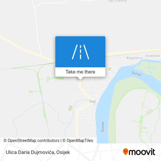 Ulica Daria Dujmovića map