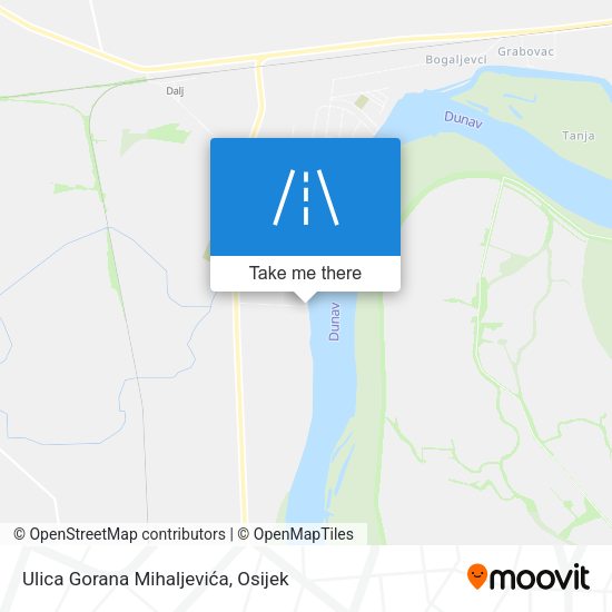 Ulica Gorana Mihaljevića map
