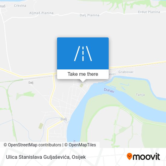 Ulica Stanislava Guljaševića map