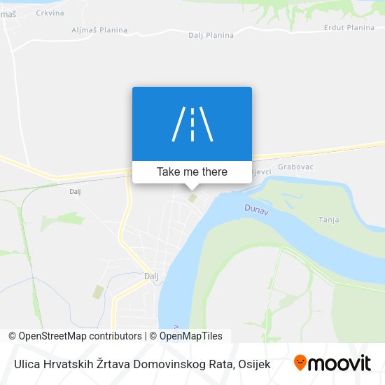 Ulica Hrvatskih Žrtava Domovinskog Rata map