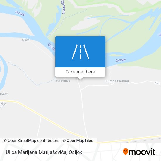 Ulica Marijana Matijaševića map