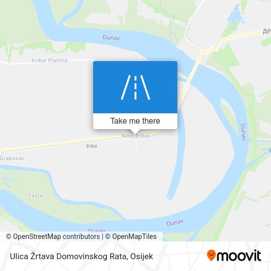 Ulica Žrtava Domovinskog Rata map