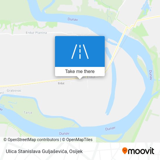 Ulica Stanislava Guljaševića map