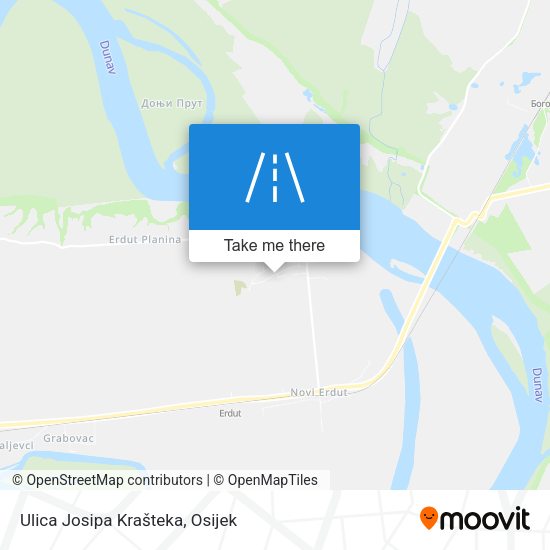 Ulica Josipa Krašteka map