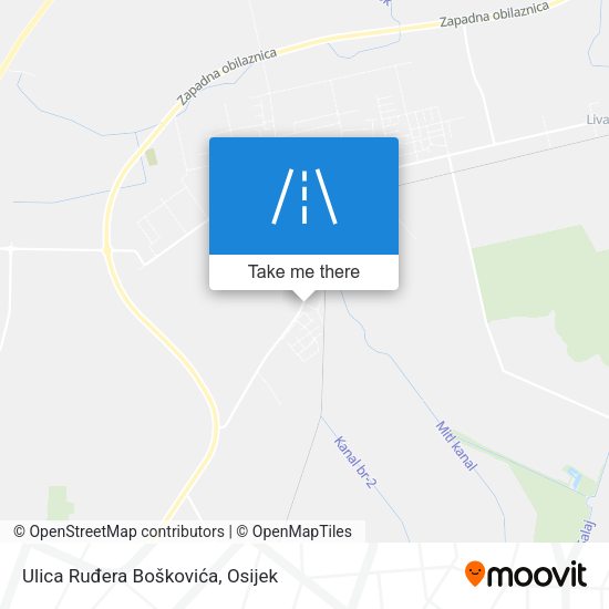 Ulica Ruđera Boškovića map