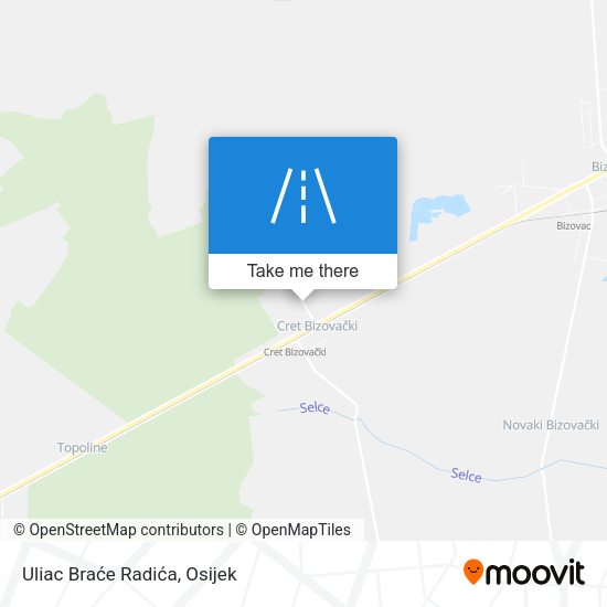 Uliac Braće Radića map