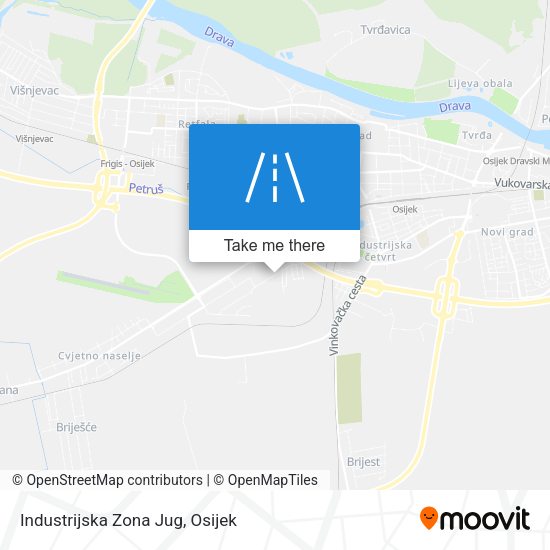 Industrijska Zona Jug map