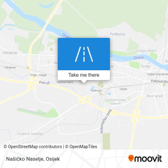 Našičko Naselje map