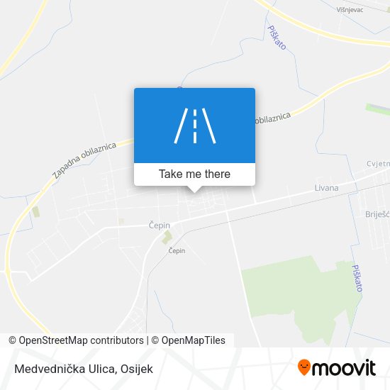 Medvednička Ulica map