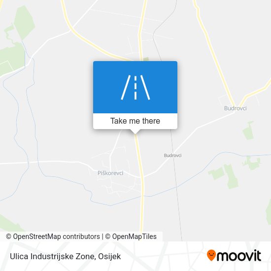 Ulica Industrijske Zone map