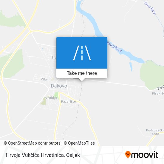 Hrvoja Vukčića Hrvatinića map