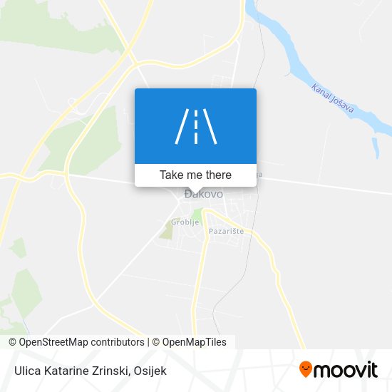 Ulica Katarine Zrinski map