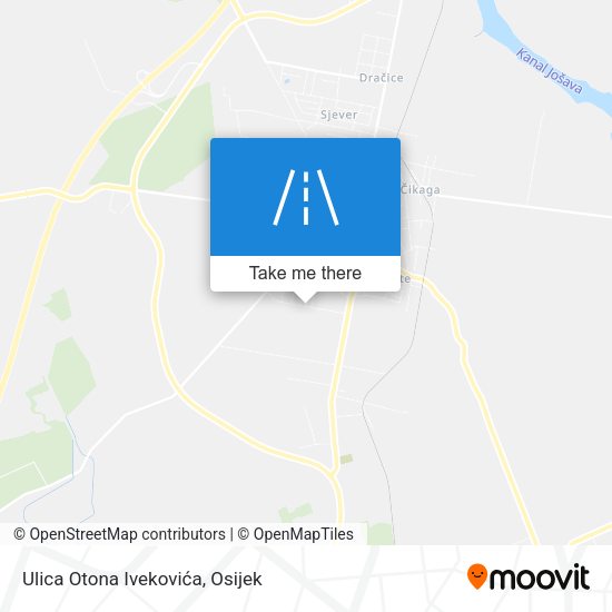 Ulica Otona Ivekovića map