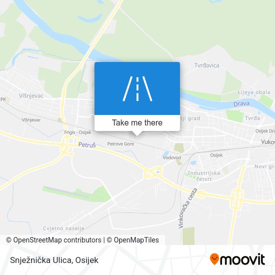 Snježnička Ulica map