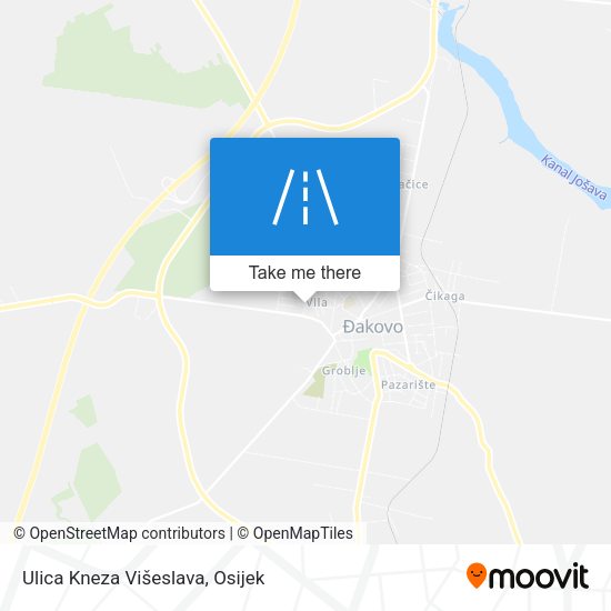 Ulica Kneza Višeslava map