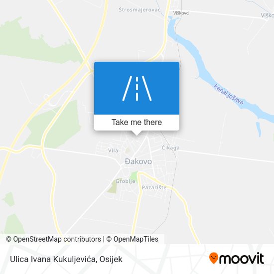 Ulica Ivana Kukuljevića map