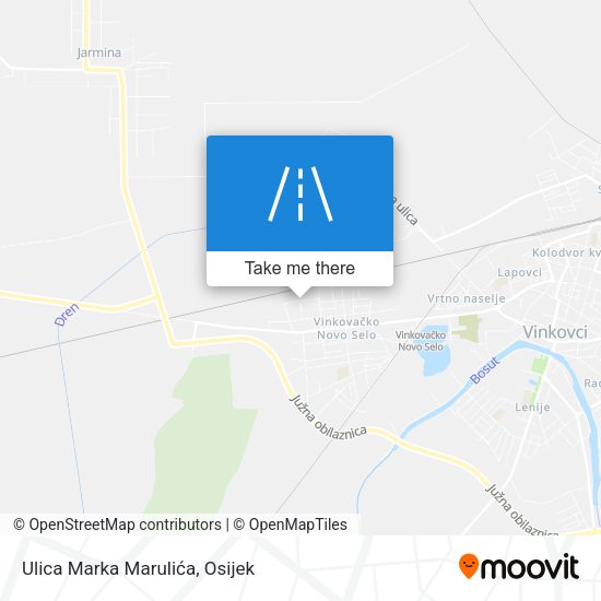 Ulica Marka Marulića map